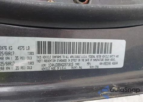 2016 Jeep Compass Sport из США, поврежденный, VIN 1C4NJDBBXGD571815